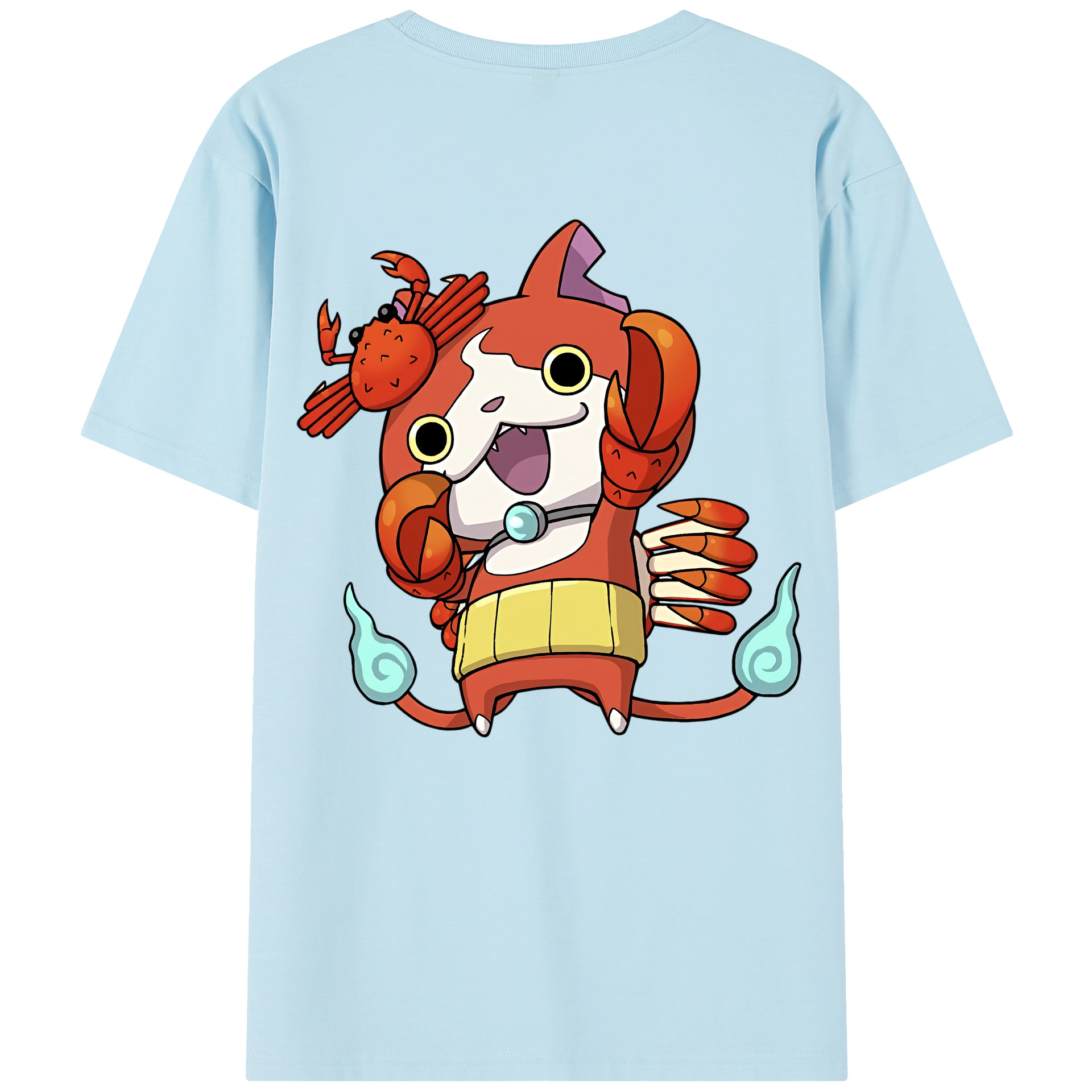 （画像用） 妖怪ウォッチ Yo-kai Watch 綿100％半袖Tシャツ（背面プリント）